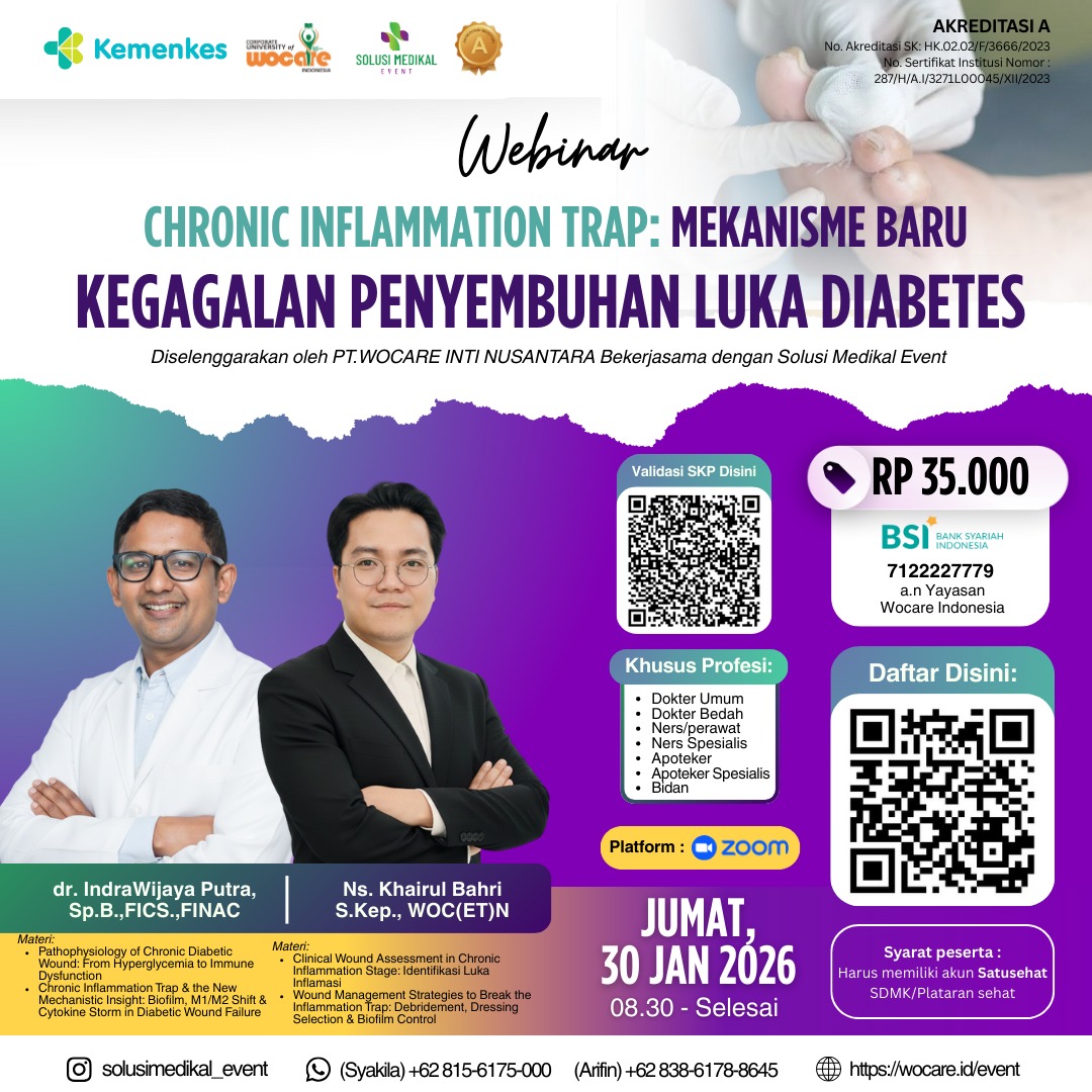 Chronic Inflammation Trap: Mekanisme Baru Kegagalan Penyembuhan Luka Diabetes